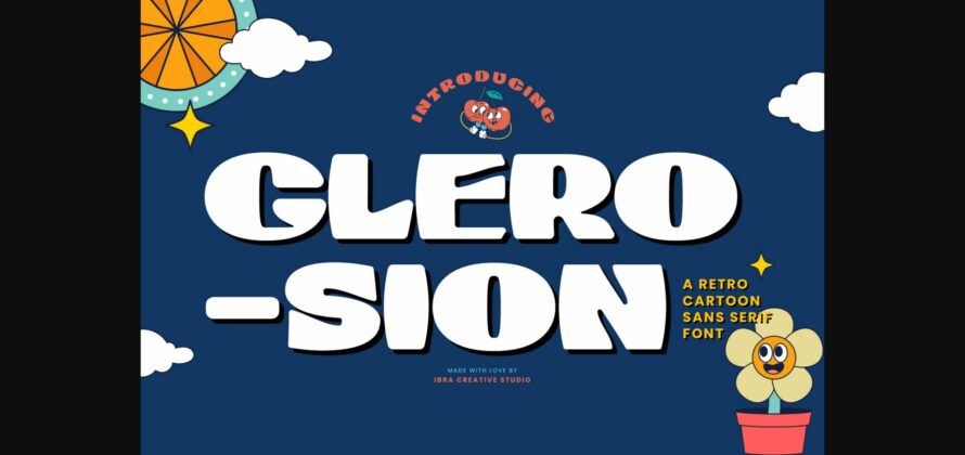 Glerosion Font Poster 3