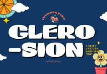 Glerosion Font Poster 1