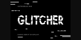 Glitcher Font Poster 1