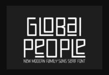 Global People Font Poster 1