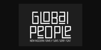 Global People Font Poster 1