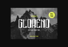 Gloreno Font Poster 1