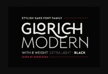 Glorich Font Poster 1