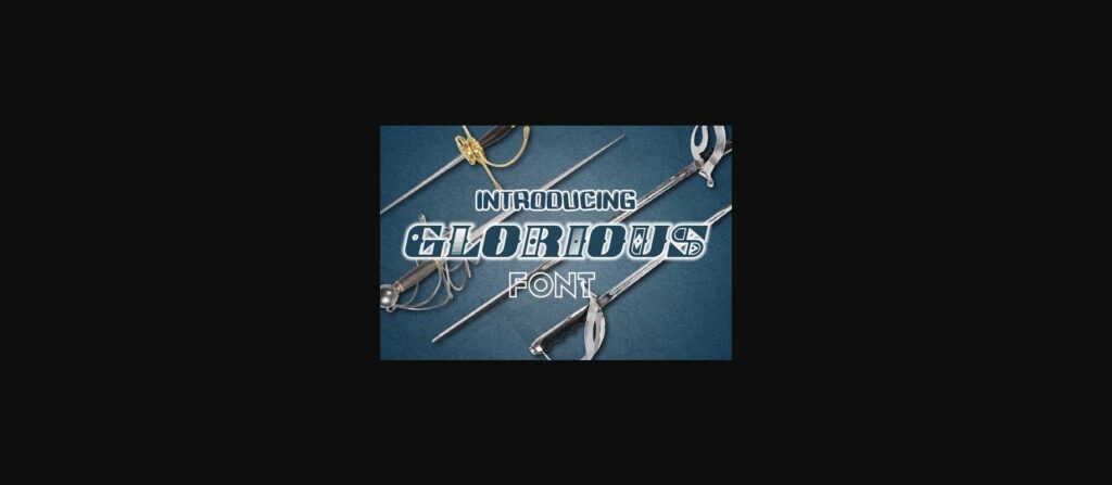 Glorious Font Poster 3