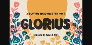 Glorius Font Poster 1