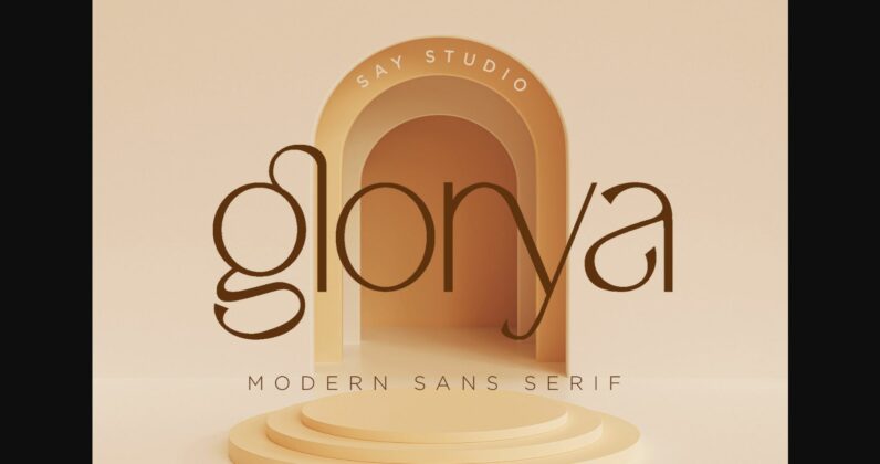 Glorya Font Poster 3