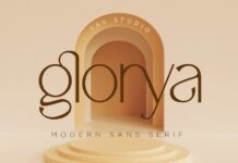 Glorya Font Poster 1