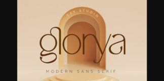 Glorya Font Poster 1