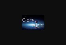 Glorynight Font Poster 1