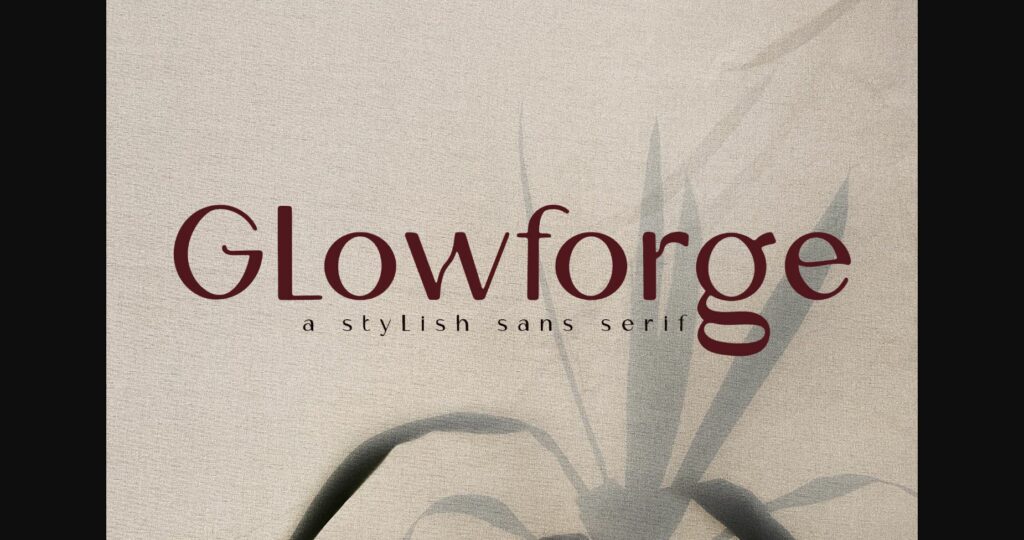 Glowforge Font Poster 1