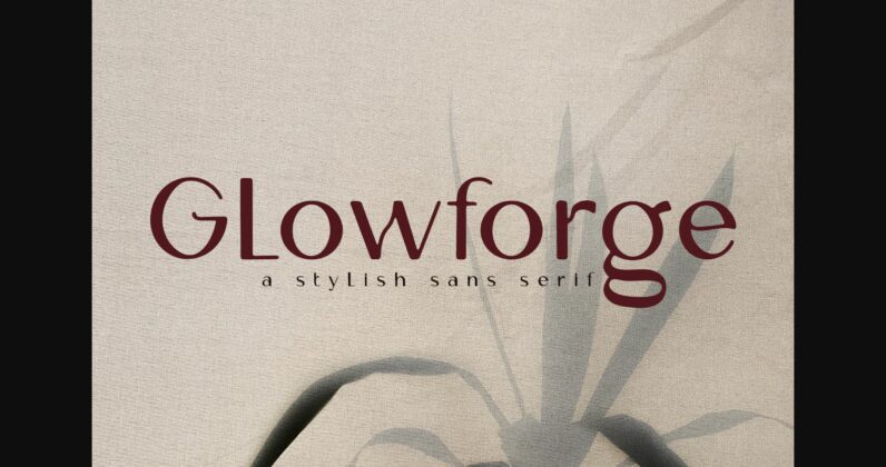 Glowforge Font Poster 1