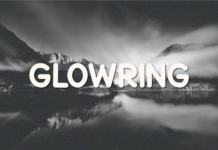 Glowring Font Poster 1
