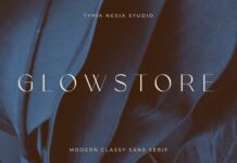 Glowstore Font Poster 1