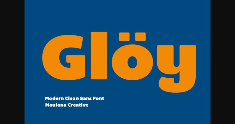 Gloy Font Poster 3