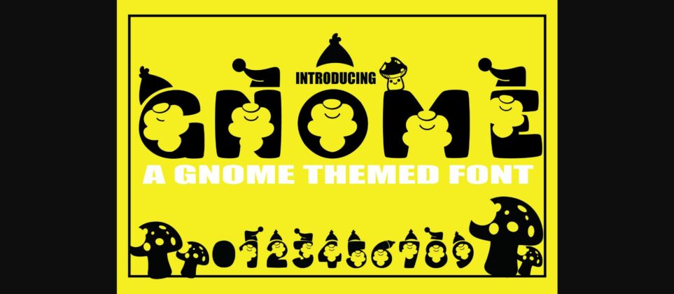 Gnome Font Poster 3