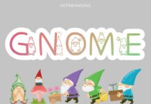 Gnome Font Poster 1