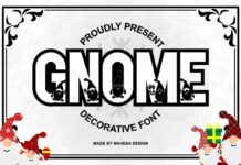 Gnome Font Poster 1