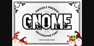 Gnome Font Poster 1