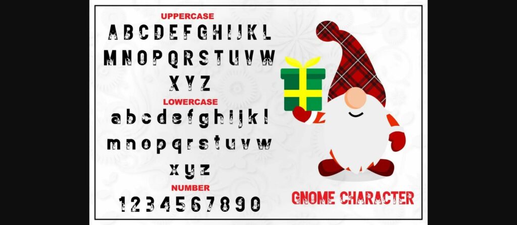 Gnome Font Poster 2