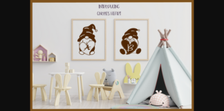 Gnomes Heart Font Poster 1