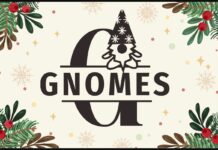 Gnomes Monogram Font Poster 1