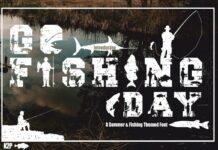 Go Fishing Day Font Poster 1