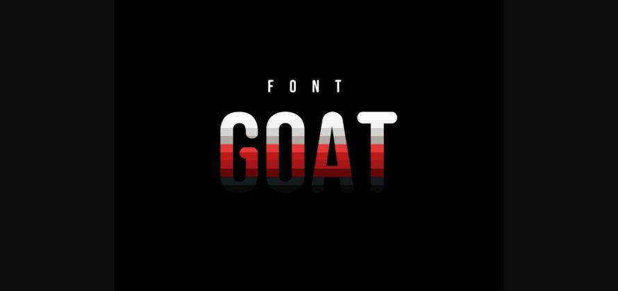 Goat Font Poster 3