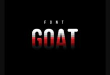 Goat Font Poster 1