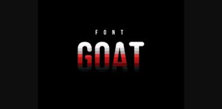 Goat Font Poster 1