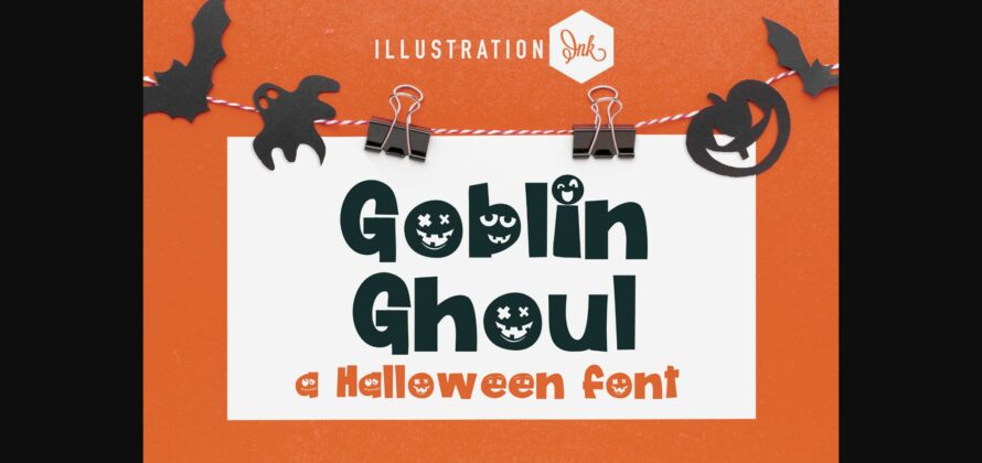 Goblin Ghoul Font Poster 3