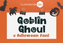 Goblin Ghoul Font Poster 1