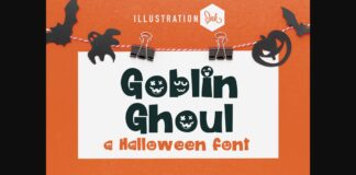 Goblin Ghoul Font Poster 1