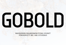 Gobold Font Poster 1