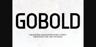 Gobold Font Poster 1