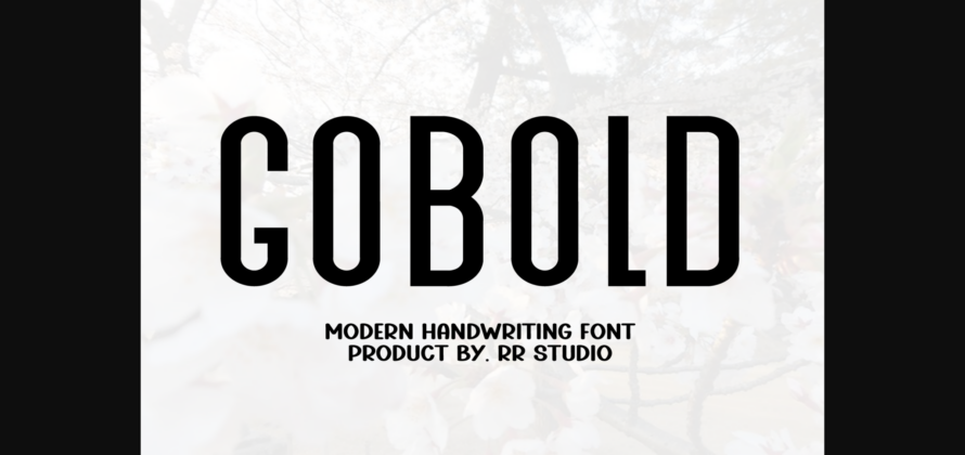 Gobold Font Poster 3