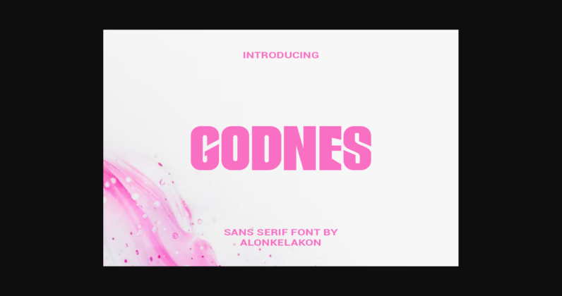 Godnes Font Poster 3