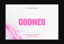 Godnes Font Poster 1