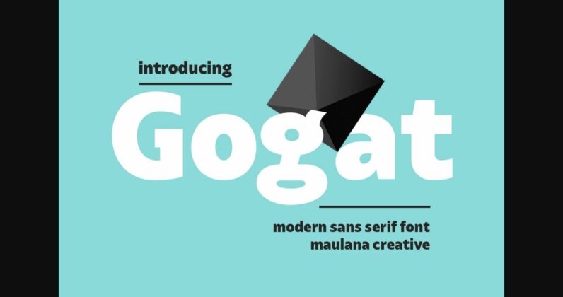 Gogat Font Poster 3