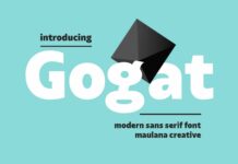 Gogat Font Poster 1