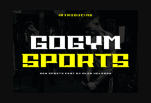 Gogym Sports Font Poster 1