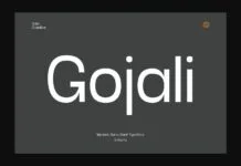 Gojali Font Gojali Font Poster 1