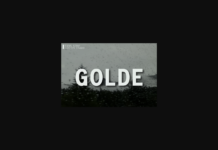 Golde Font Poster 1