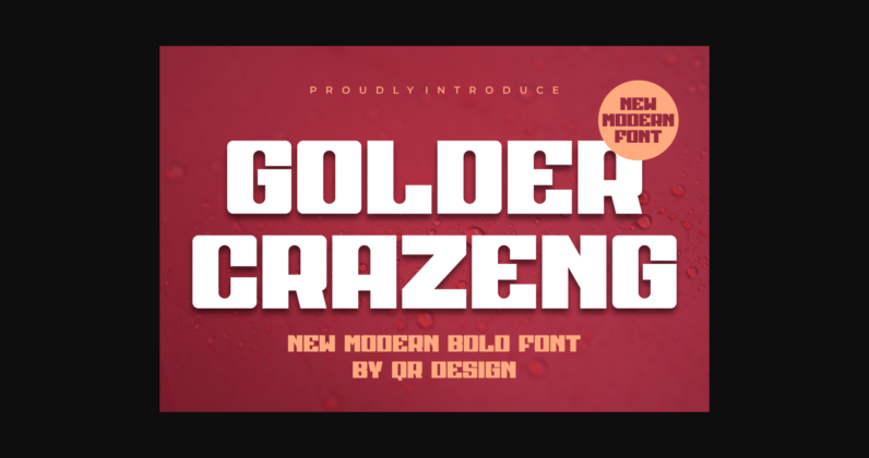 Golder Crazeng Font Poster 3