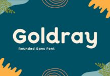 Goldray Font Poster 1