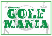 Golf Mania Font Poster 1