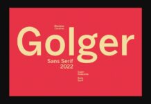 Golger Font Poster 1