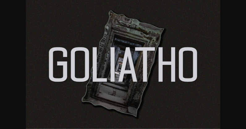 Goliatho Font Poster 1