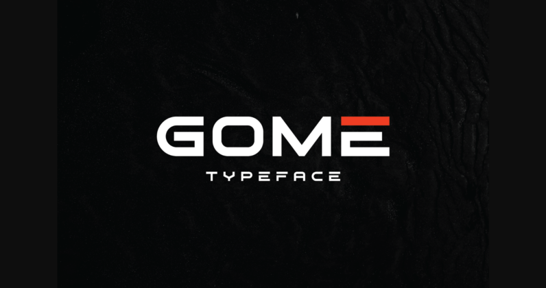 Gome Font Poster 3