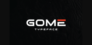 Gome Font Poster 1