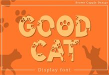 Good Cat Font Poster 1